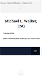 Mobile Screenshot of michaelwalkerlaw.com
