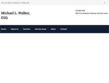 Tablet Screenshot of michaelwalkerlaw.com